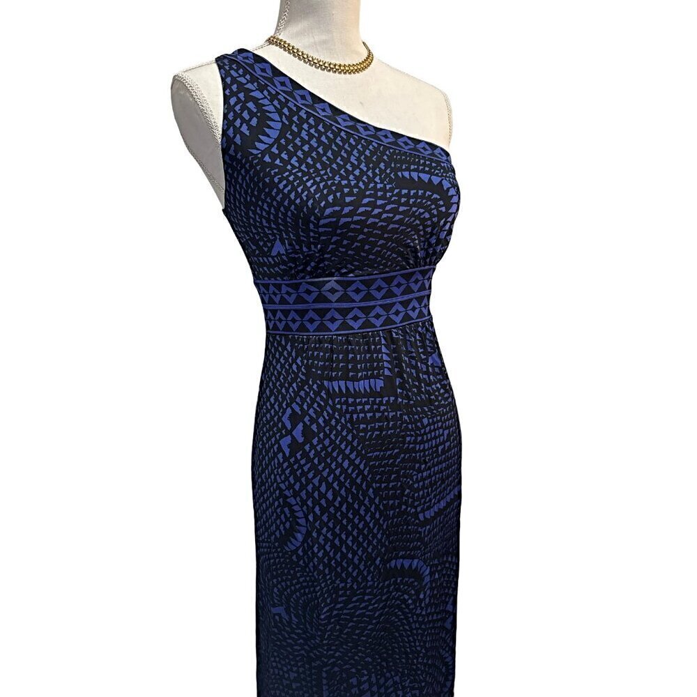NWT BCBG Regal Bluco One Shoulder Maxi Dress - Size XS - Picture 4 of 7